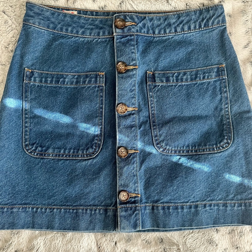 We the Free Denim Skirt